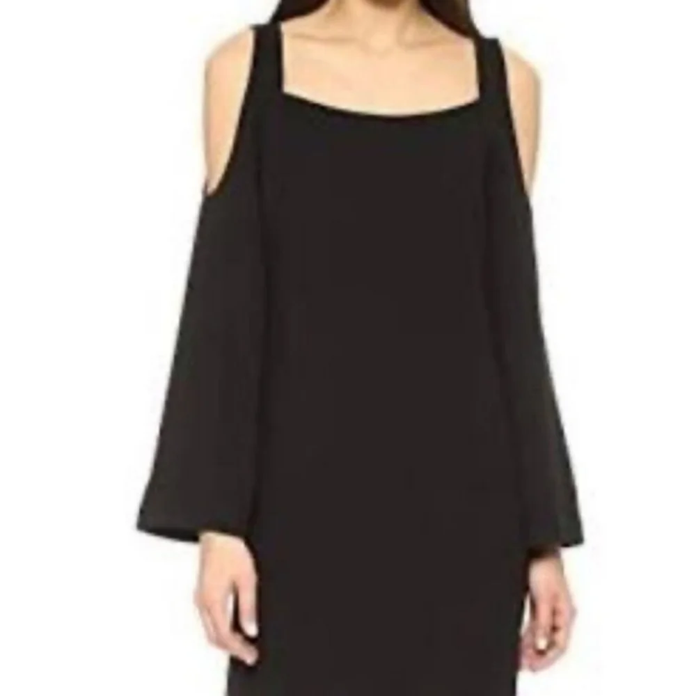 Sexy Elegance Black Mini Dress Size S Cold Shoulder Bailey 44 - Picture 5 of 12